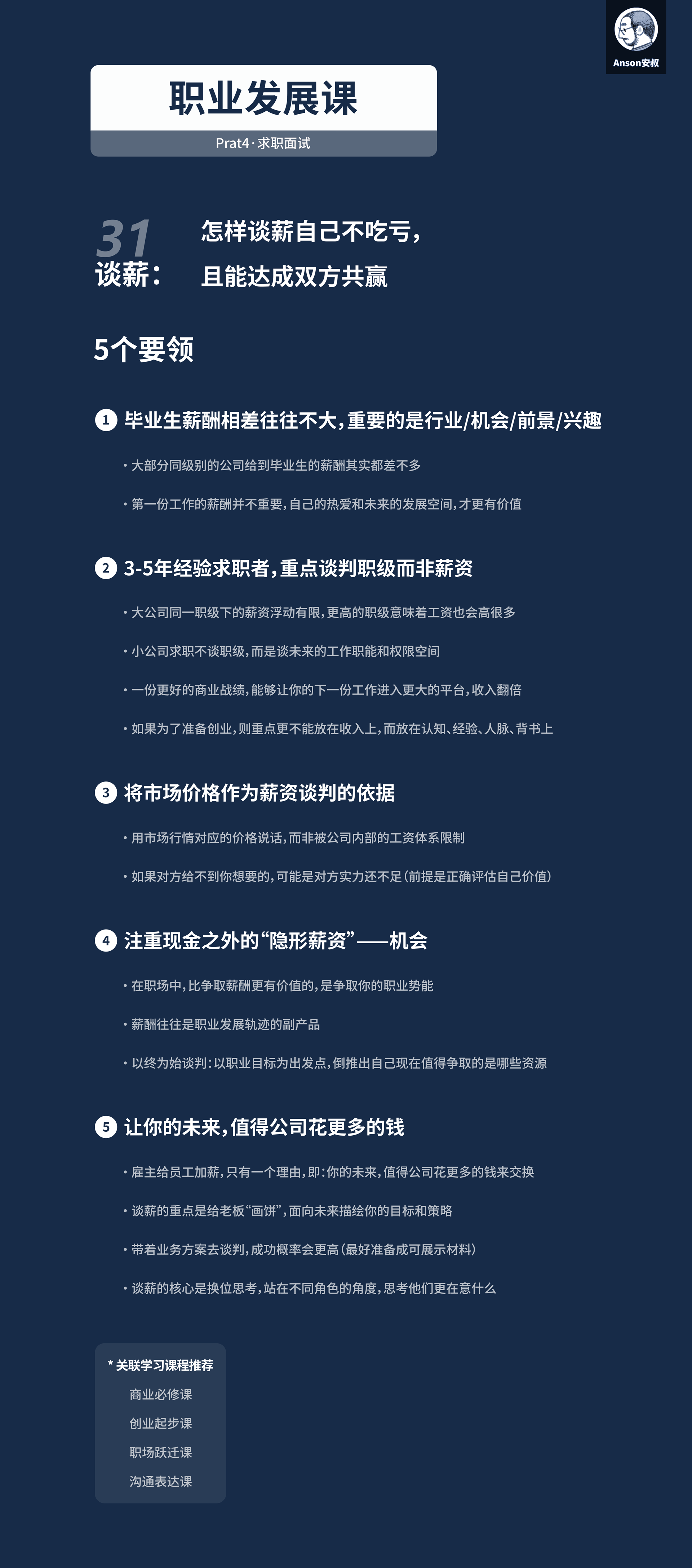 三个阶段的谈薪策略